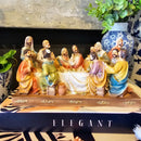 Santa Ceia Resina 11x21x7cm Decoração Páscoa Imagem Sacra