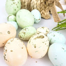 Kit Decoração Pascoa Fibra Natural Coelho Cenoura Ovo 19pc