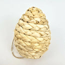 Kit Decoração Pascoa Fibra Natural Coelho Cenoura Ovo 19pc