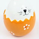 Ovo De Pascoa Porcelana Com Coelho 11cm Decoração De Páscoa