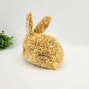 Coelho De Palha Deitado 18x12x22cm Decoração De Páscoa G